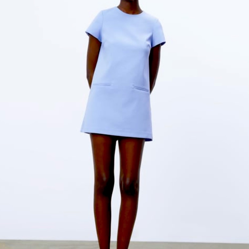 Zara blue jumpsuit